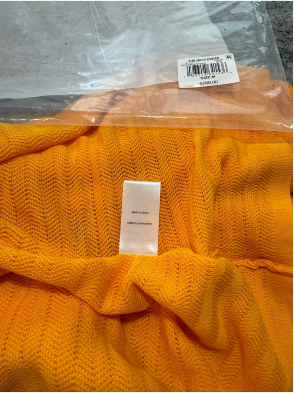 SOLID & STRIPED The Nicki Dress Swim Coverup, Mango - Picture 7 of 7